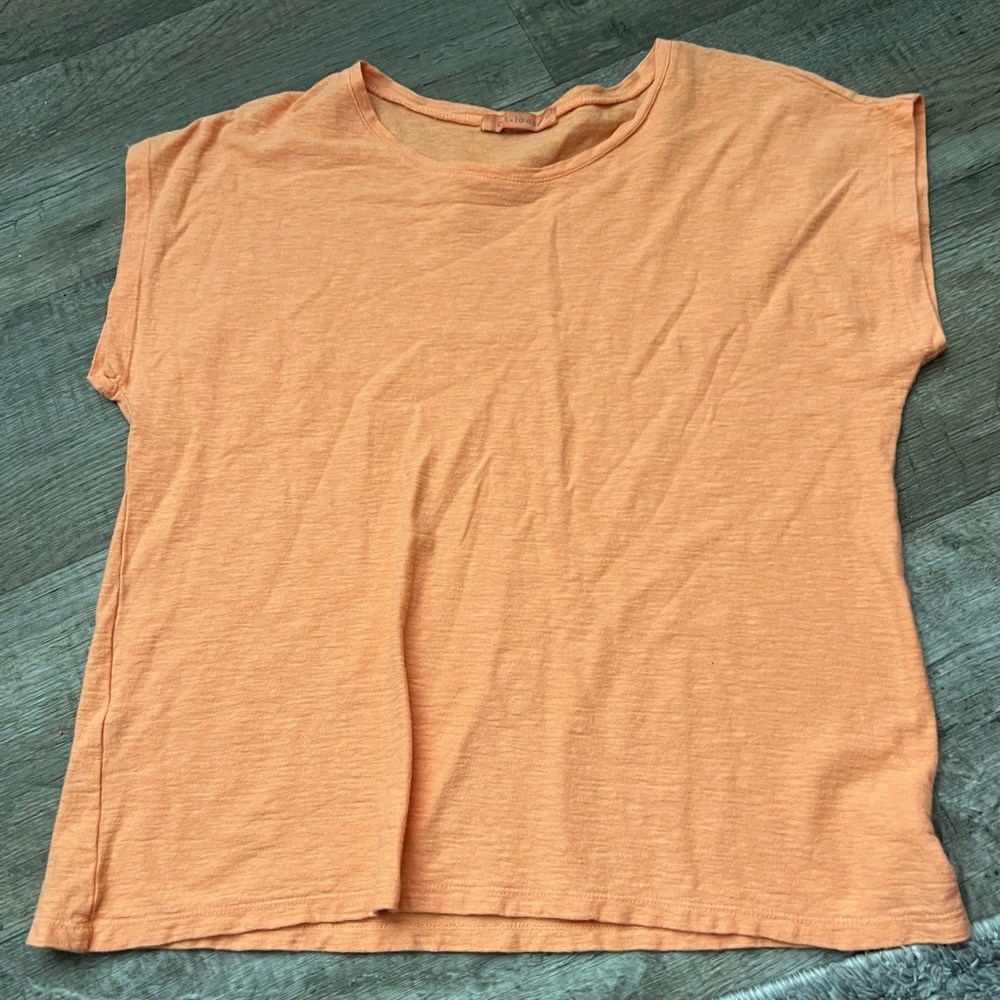 Cut loose Casual Orange Women's Top